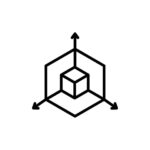 bim icon ideal for building information modeling and architecture designs vector